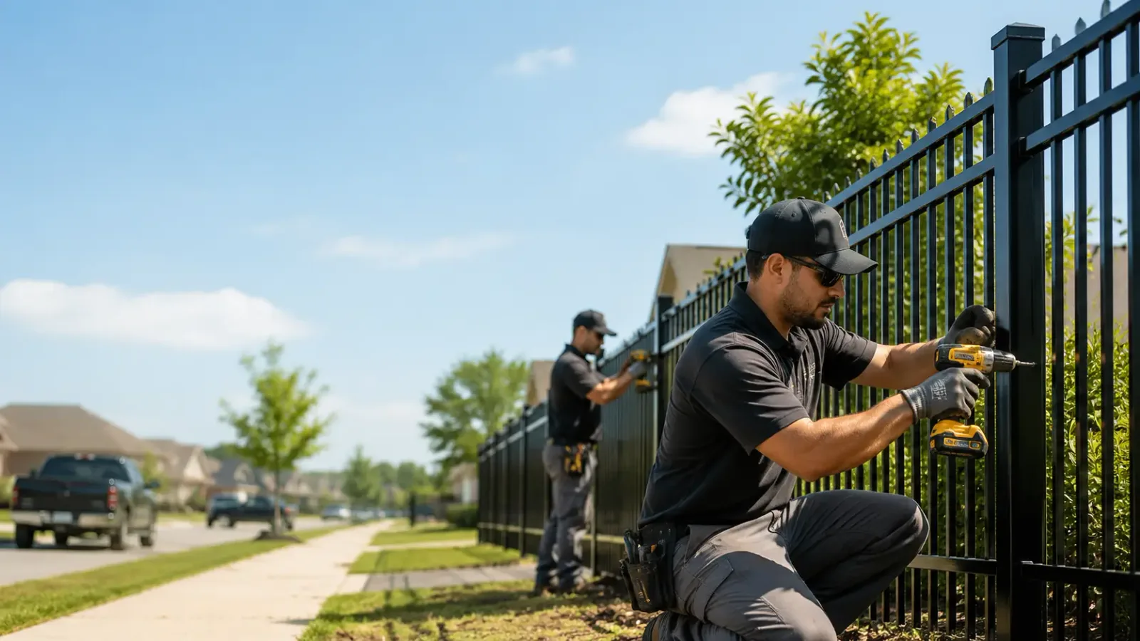 Metal Fence Installation in Birchleaf, VA